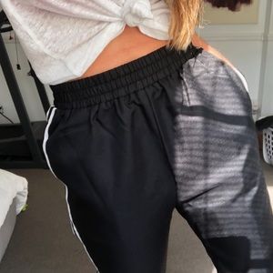 High Waisted Double-Striped Pants